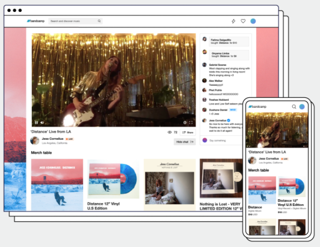 Bandcamp Live